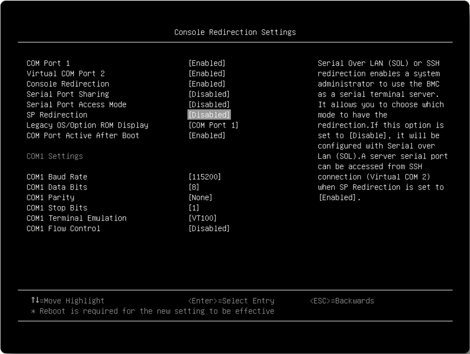 Redirecting the Direct Console to Serial Over LAN (SOL) with VMware